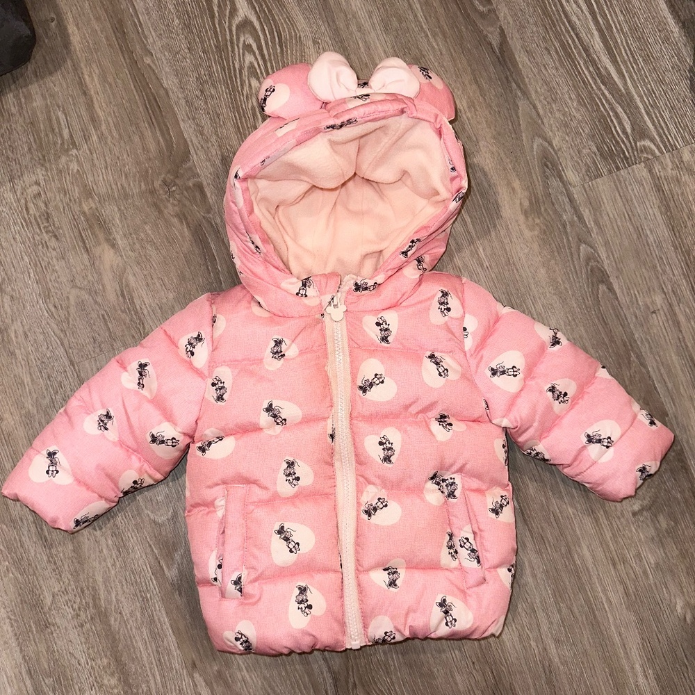 Disney Minnie Mouse Baby Girls Jacket 6-12 months